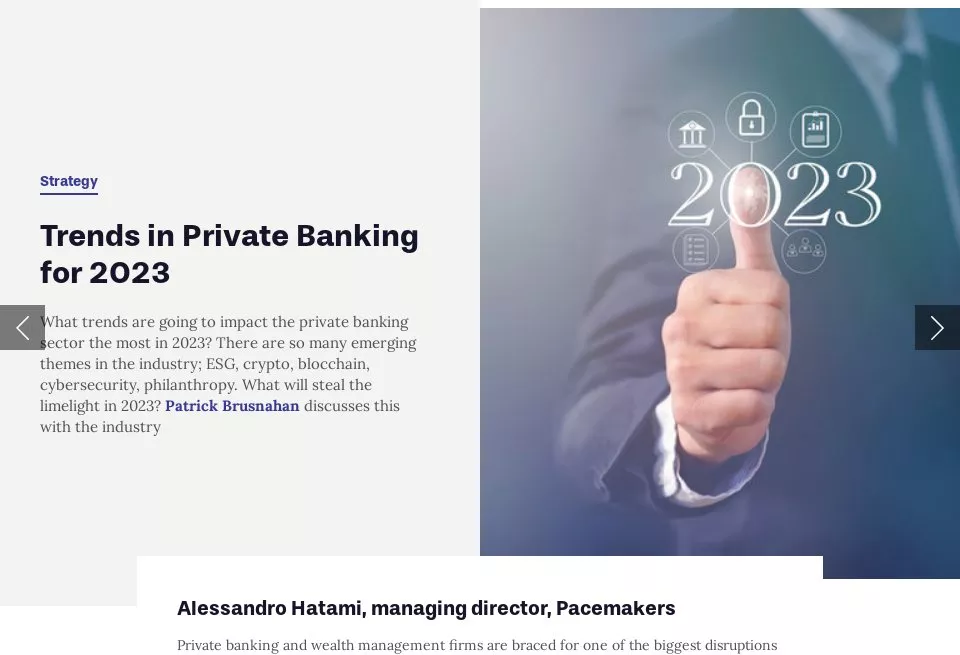 Top Private Banking Trends