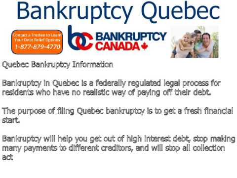 Bankruptcy and Alternatives