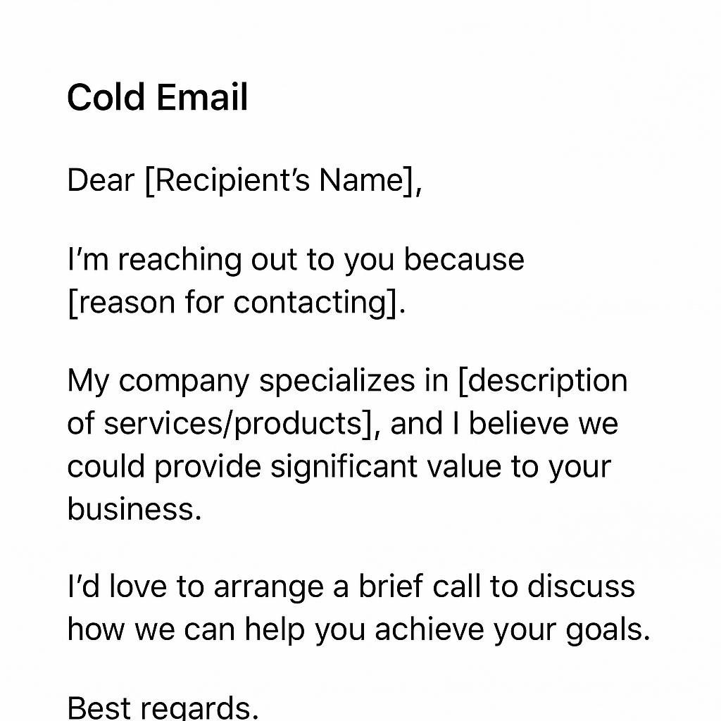 Cold Email