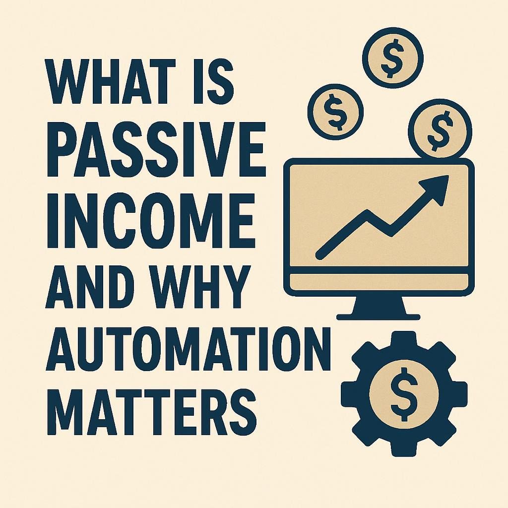 What is Passive Income and Why Automation Matters