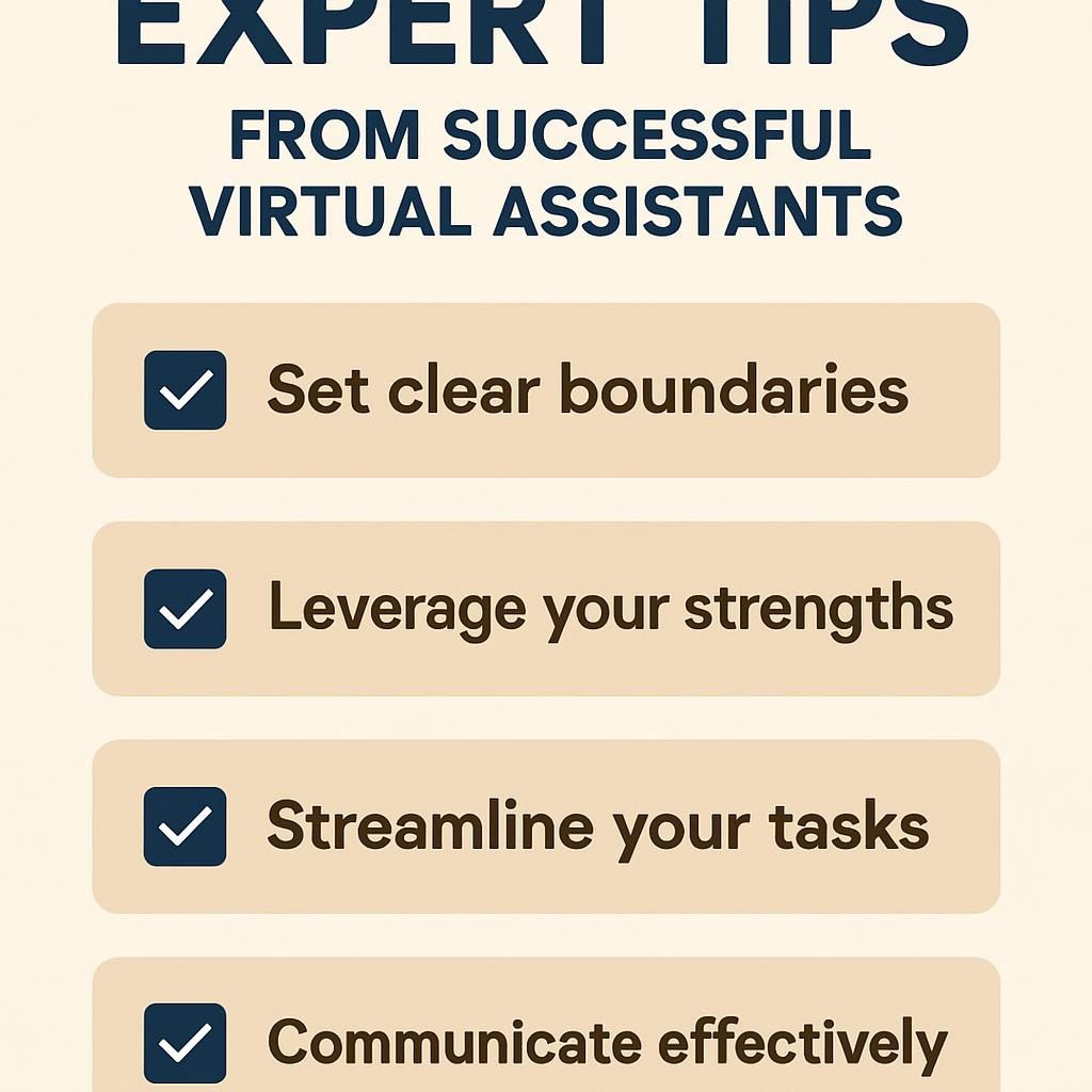 Expert Tips from Successful Virtual Assistants