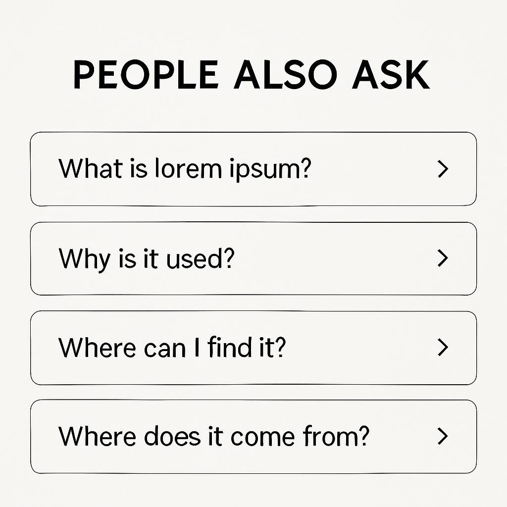 People Also Ask